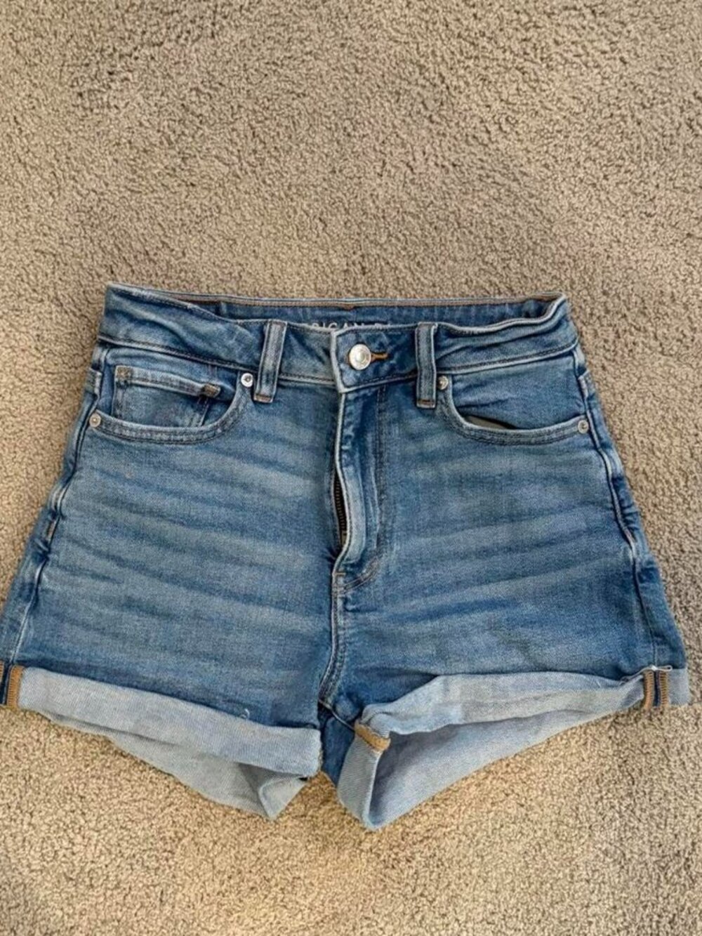 American Eagle Outfitters Blue Denim Jean Shorts Size 0